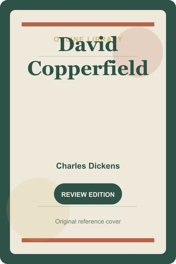 Original Online Library reference cover for David Copperfield
