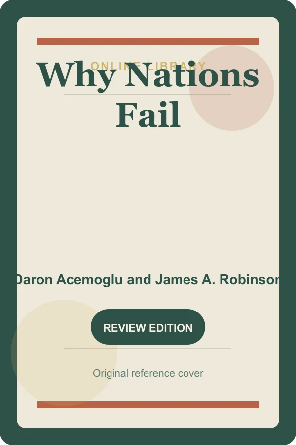 Original Online Library reference cover for Why Nations Fail